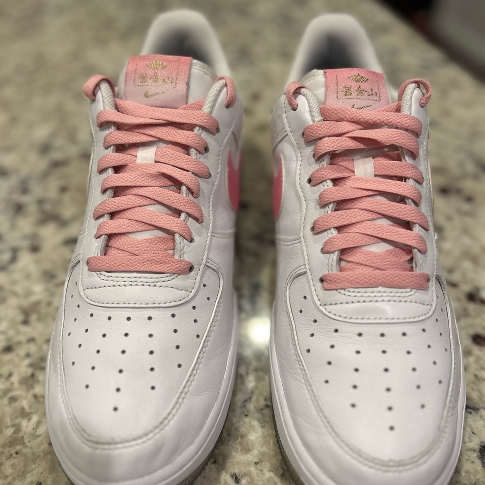 Nike Air Force 1 '07 PRM "San Francisco Chinatown - Lotus Flower" Size 10 - Picture 3 of 15